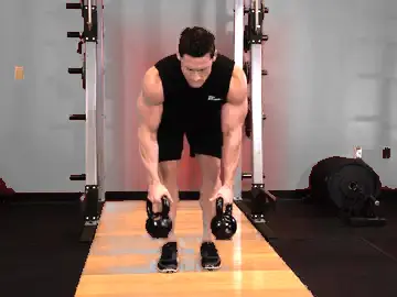 Alternating Kettlebell Row