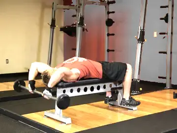 Bent-Arm Barbell Pullover