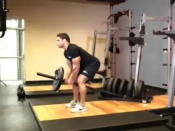 Bent Over Two-Arm Long Bar Row