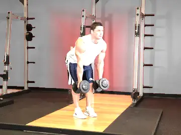 Bent Over Two-Dumbbell Row With Palms In