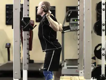 Correct form for the Box Squat