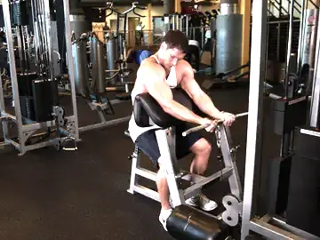 Correct form for the Cable Preacher Curl