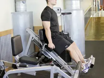 Correct form for the Calf Press