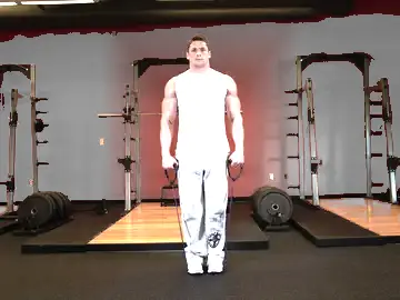 Correct form for the Calf Raises - With Bands