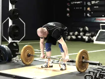 Correct form for the Deadlift with Bands