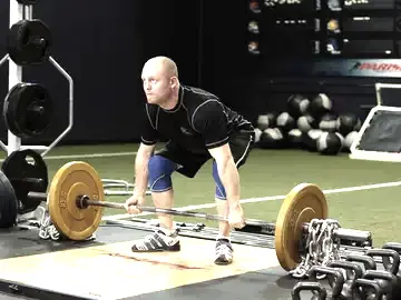 Correct form for the Deadlift with Chains