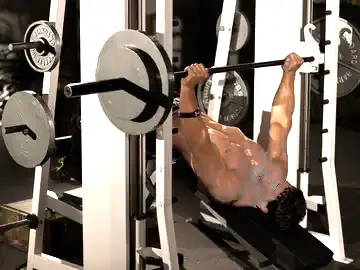 Correct form for the Decline Smith Press