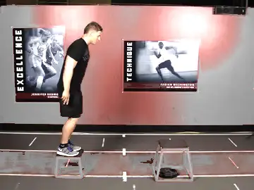 Correct form for the Depth Jump Leap