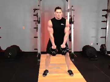 Correct form for the Double Kettlebell Alternating Hang Clean