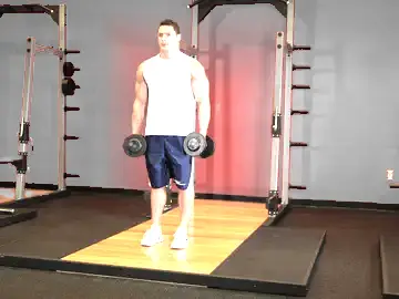 Correct form for the Dumbbell Bicep Curl