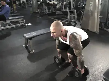 Correct form for the Dumbbell Clean