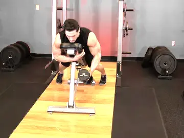 Correct form for the Dumbbell Lying One-Arm Rear Lateral Raise