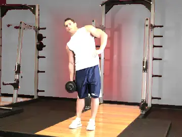 Correct form for the Dumbbell Side Bend