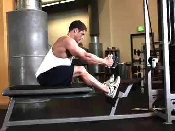 Correct form for the Elevated Cable Rows