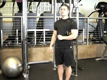 Correct form for the External Rotation with Band