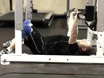 Correct form for the Floor Press
