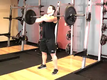 Correct form for the Front Barbell Squat