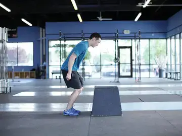 Correct form for the Front Box Jump