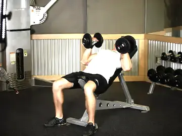 Correct form for the Hammer Grip Incline DB Bench Press