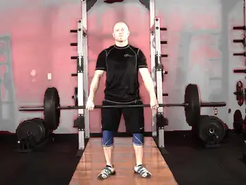 Correct form for the Hang Clean - Below the Knees