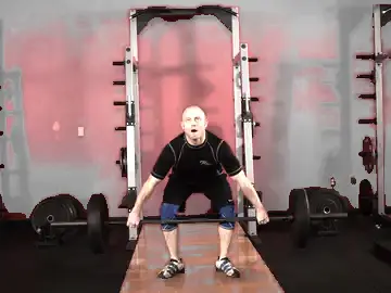 Correct form for the Hang Snatch - Below Knees