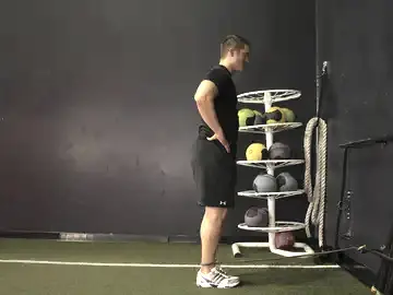 Correct form for the Hip Extension with Bands