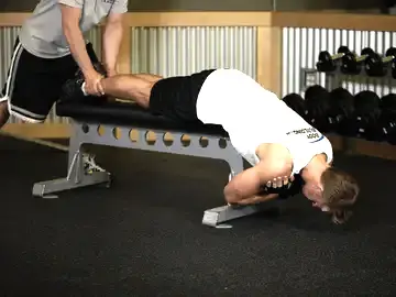 Correct form for the Hyperextensions With No Hyperextension Bench