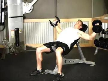 Correct form for the Incline Dumbbell Flyes - With A Twist