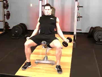 Correct form for the Incline Inner Biceps Curl