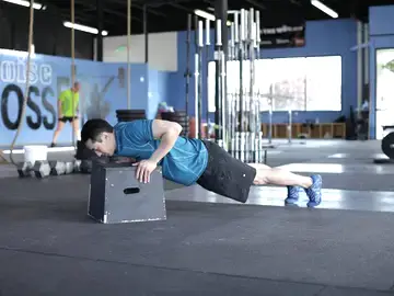 Correct form for the Incline Push-Up