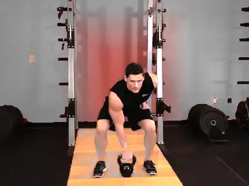 Correct form for the Kettlebell Dead Clean