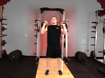 Correct form for the Kettlebell Seesaw Press