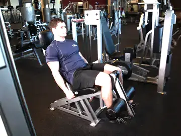 Correct form for the Leg Extensions