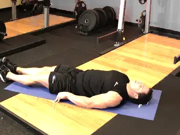 Correct form for the Leg Pull-In