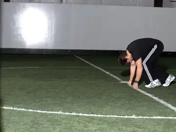 Correct form for the Linear 3-Part Start Technique