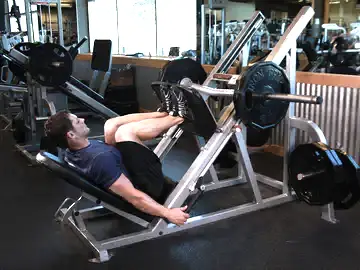 Correct form for the Narrow Stance Leg Press