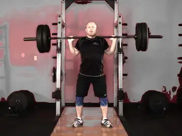 Correct form for the Olympic Squat