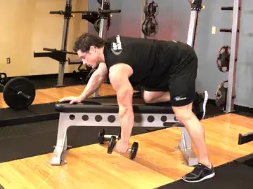 Correct form for the One-Arm Dumbbell Row
