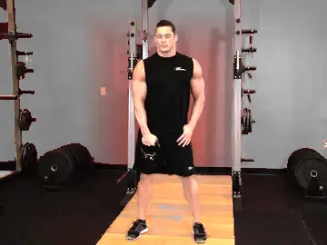 Correct form for the One-Arm Kettlebell Clean