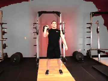 Correct form for the One-Arm Kettlebell Jerk