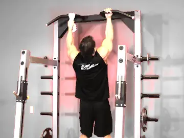 Correct form for the One Arm Chin-Up