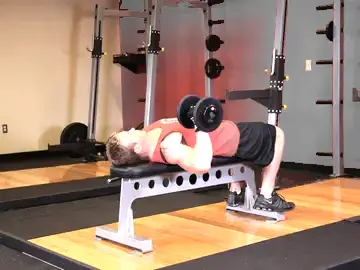 Correct form for the One Arm Dumbbell Bench Press