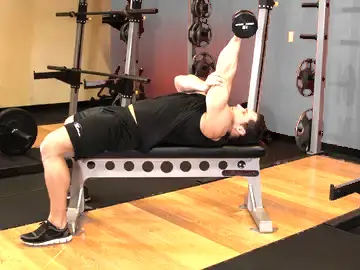 Correct form for the One Arm Pronated Dumbbell Triceps Extension