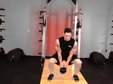 Correct form for the Open Palm Kettlebell Clean