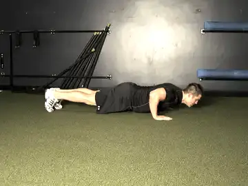Correct form for the Plyo Push-up