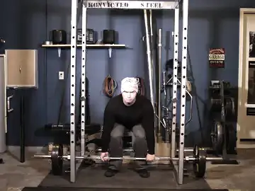 Correct form for the Reverse Band Deadlift