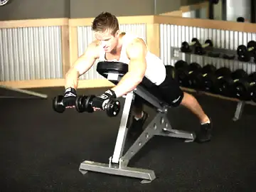 Correct form for the Reverse Flyes With External Rotation