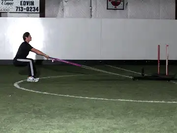 Correct form for the Sled Row
