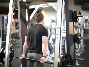 Correct form for the Smith Machine Behind the Back Shrug