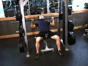 Correct form for the Smith Machine Incline Bench Press